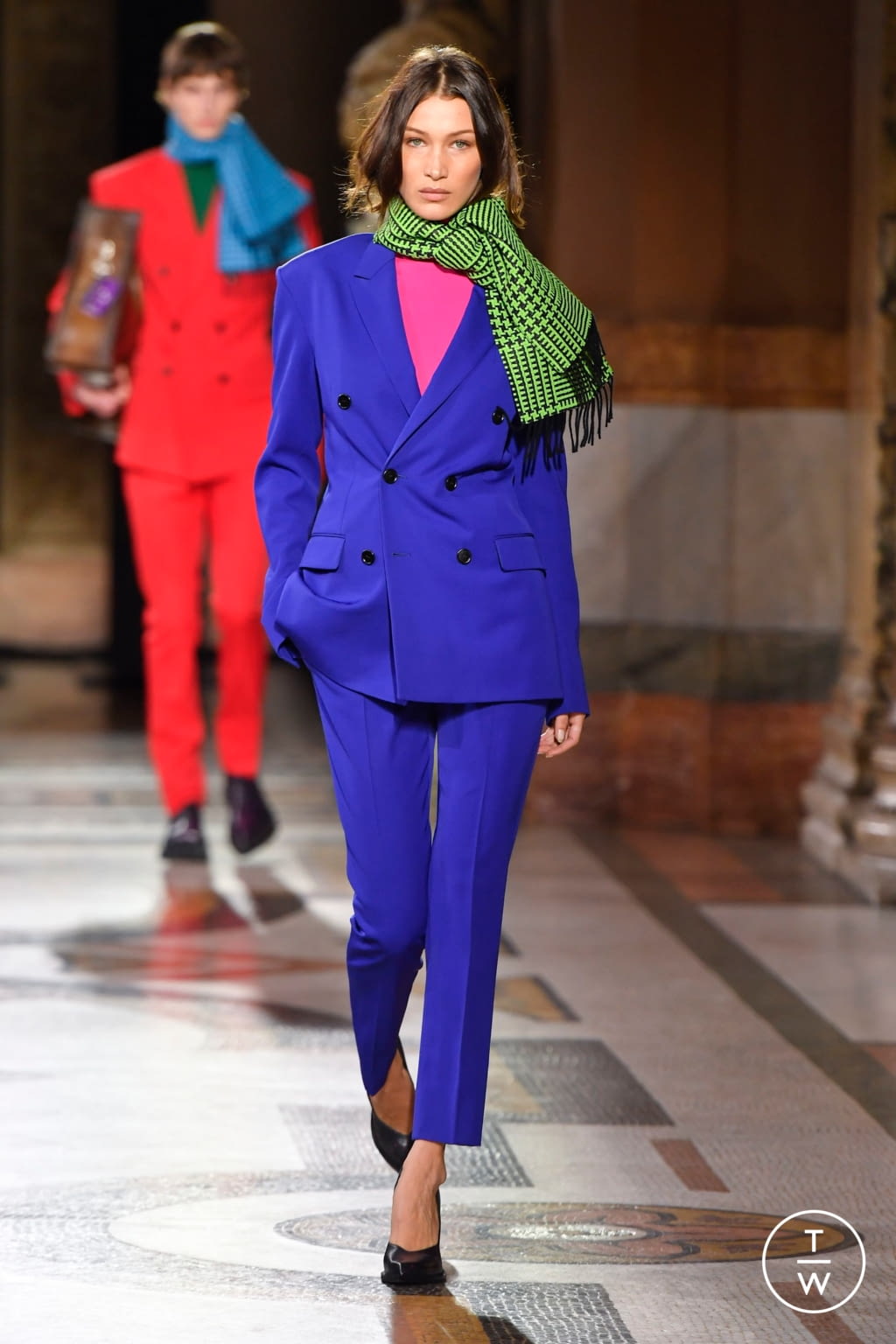 Fashion Week Paris Fall/Winter 2020 look 21 de la collection Berluti menswear