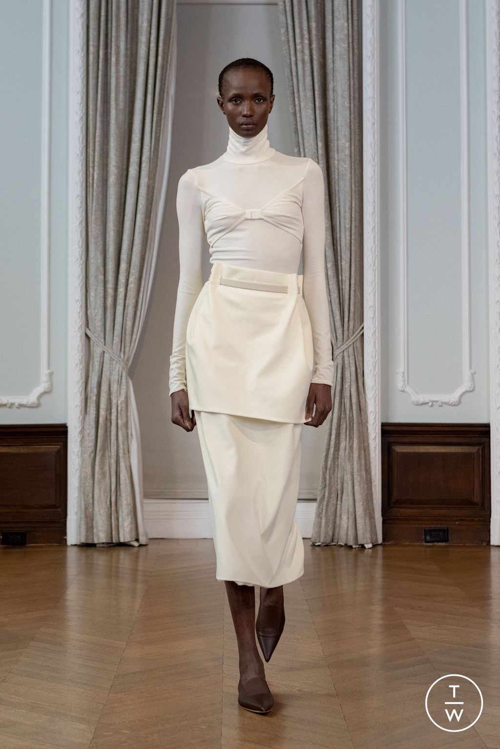 Fashion Week New York Fall/Winter 2025 look 4 de la collection Bevza womenswear