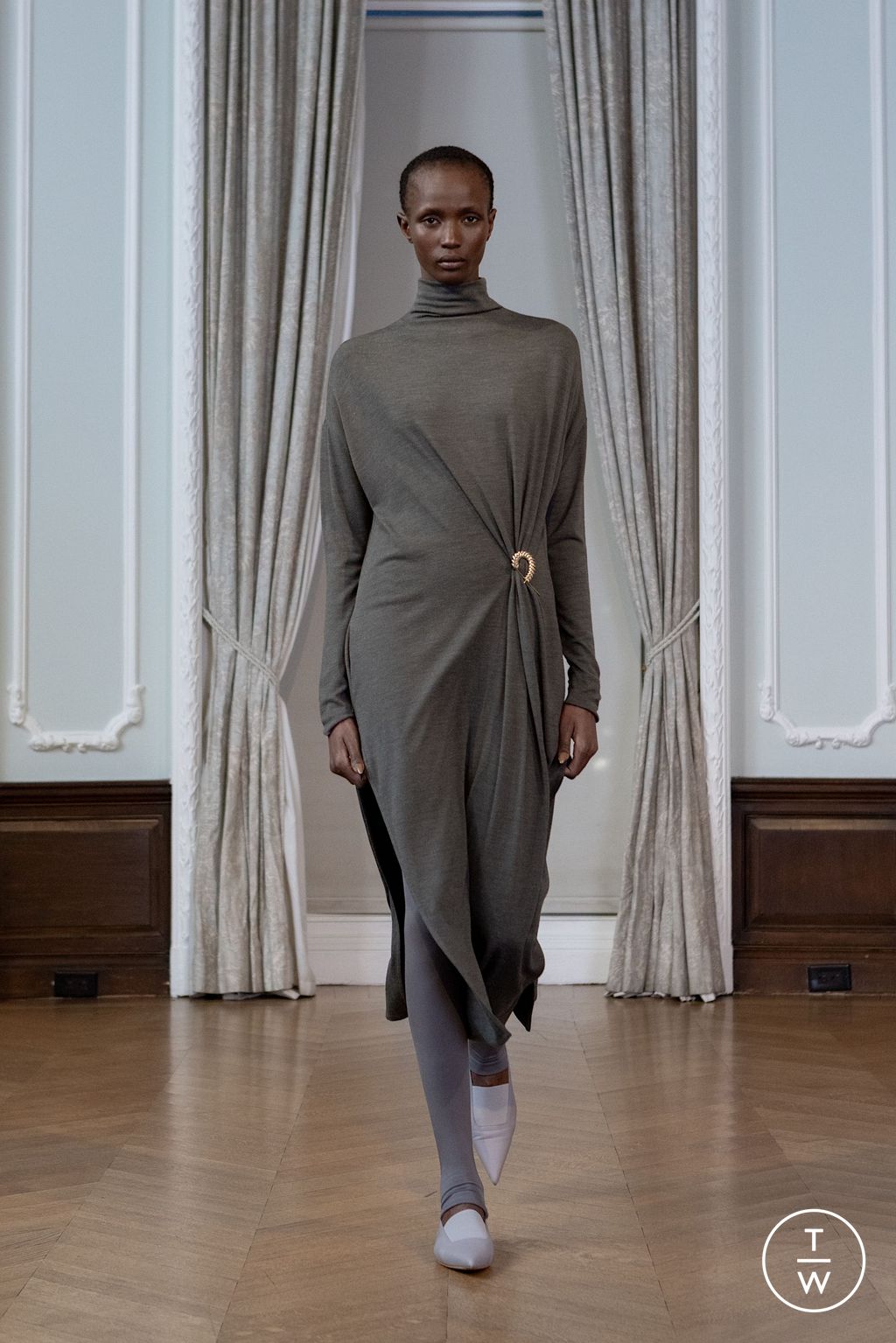 Fashion Week New York Fall/Winter 2025 look 6 from the Bevza collection womenswear