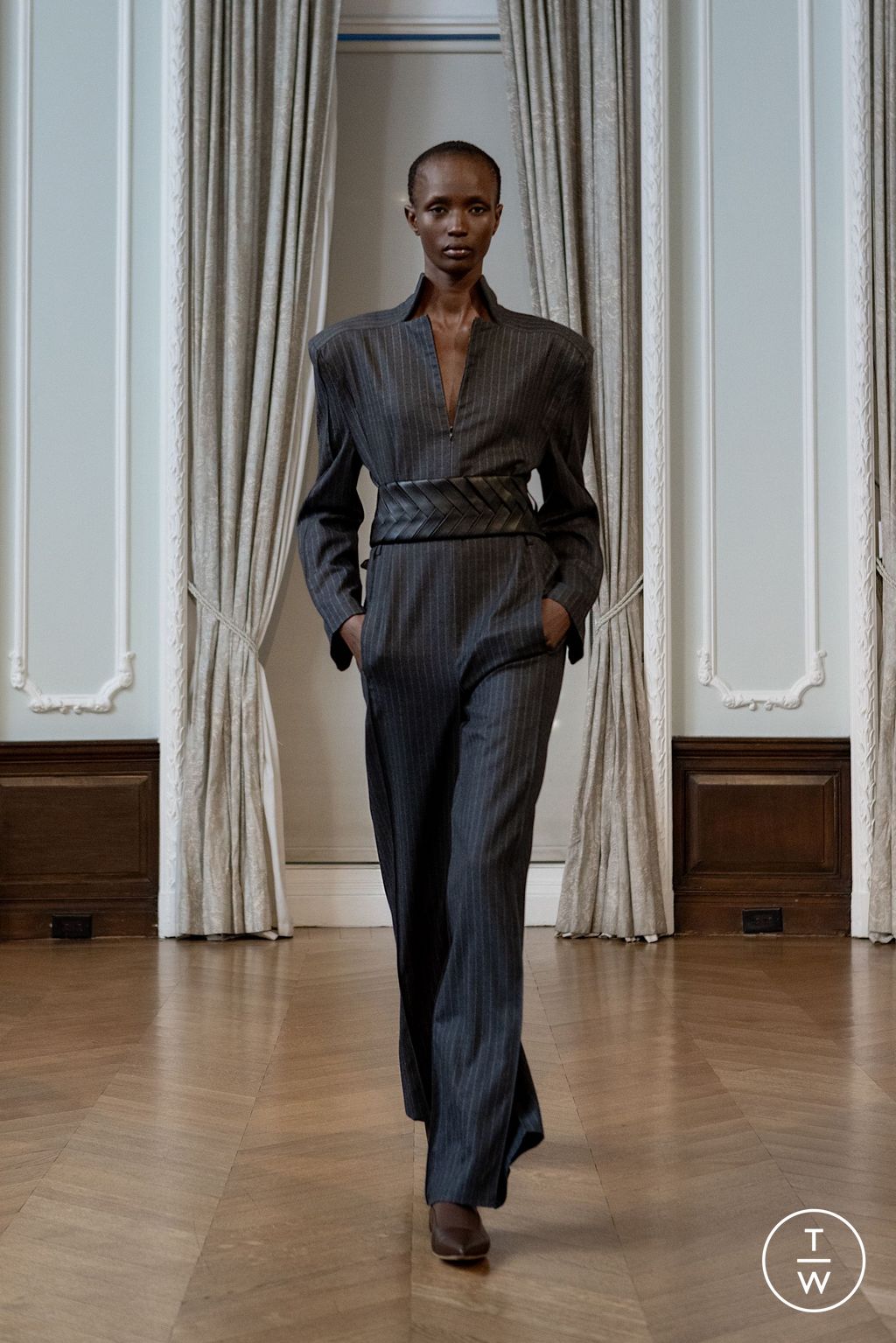 Fashion Week New York Fall/Winter 2025 look 9 from the Bevza collection womenswear