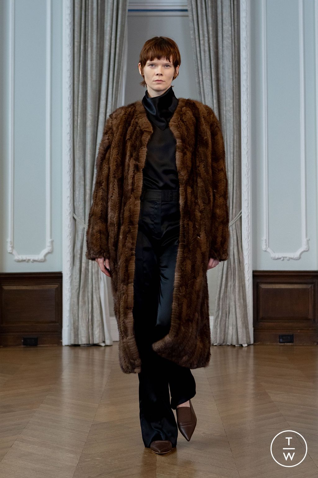 Fashion Week New York Fall/Winter 2025 look 18 from the Bevza collection womenswear