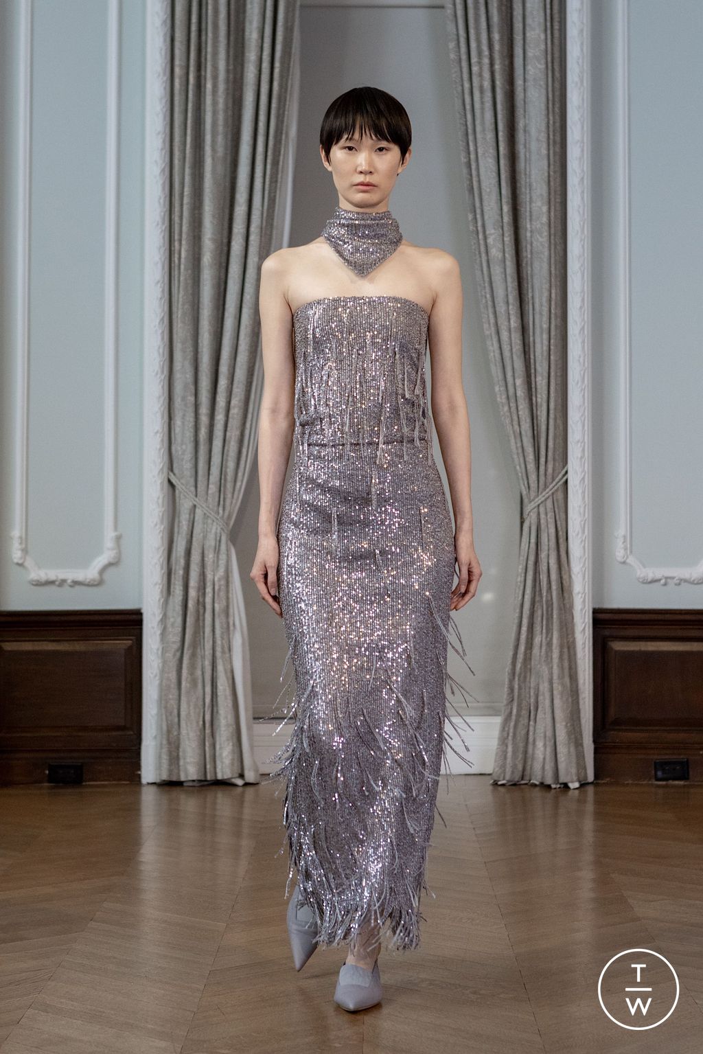 Fashion Week New York Fall/Winter 2025 look 22 de la collection Bevza womenswear