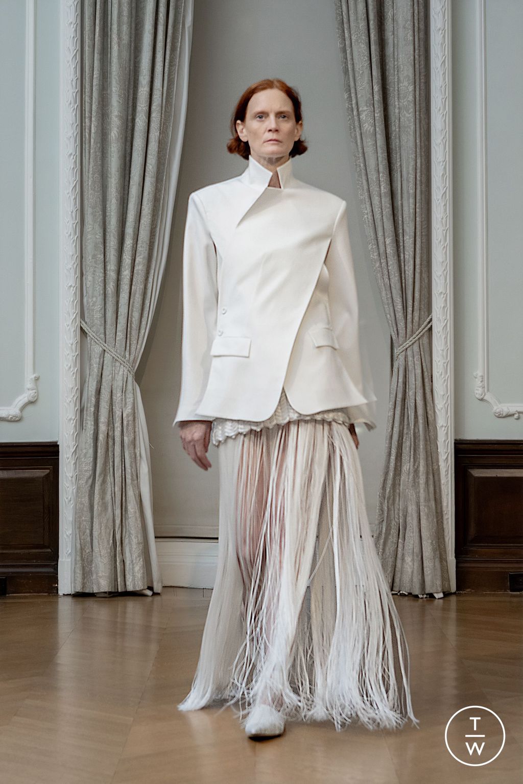 Fashion Week New York Fall/Winter 2025 look 24 from the Bevza collection womenswear