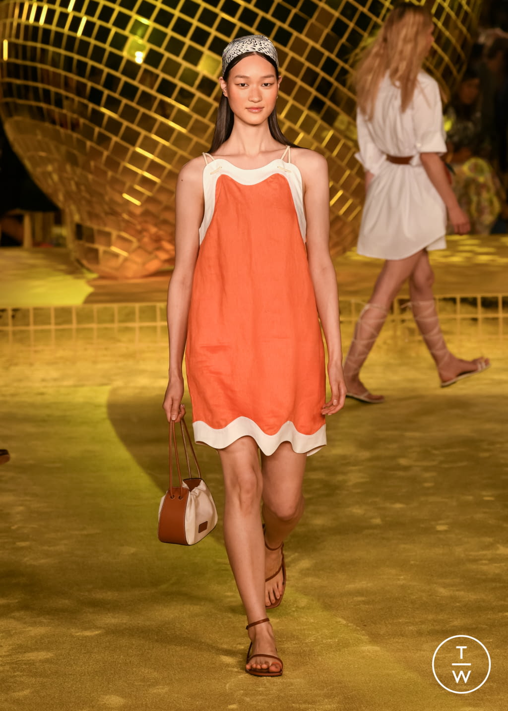 Fashion Week New York Spring/Summer 2022 look 8 from the Staud collection 女装