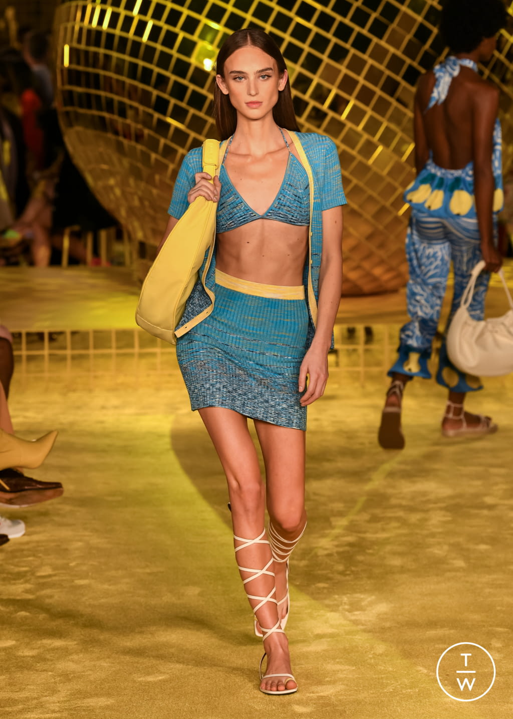 Fashion Week New York Spring/Summer 2022 look 13 from the Staud collection 女装