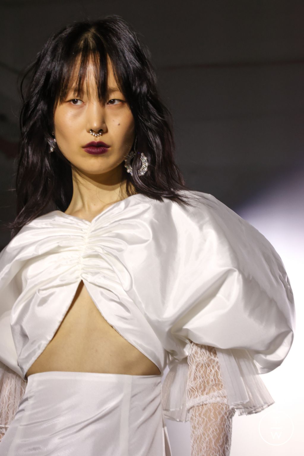 Fashion Week New York Fall/Winter 2023 look 7 from the Adeam collection womenswear accessories