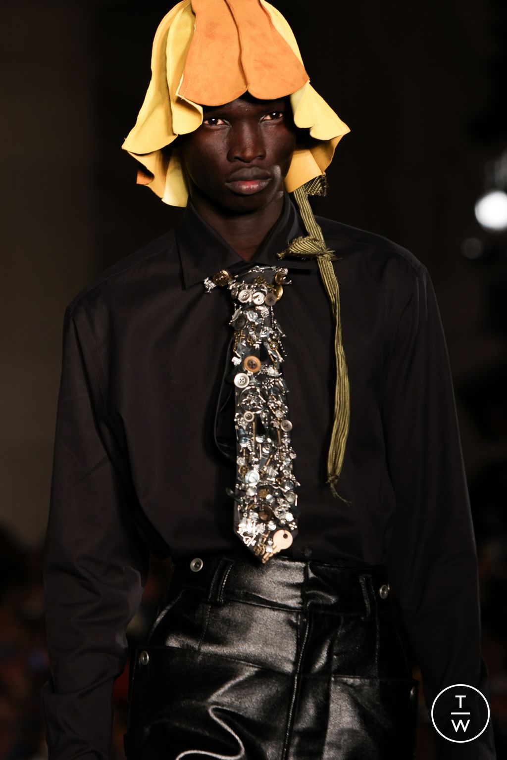 Fashion Week Paris Spring/Summer 2026 look 24 from the Kidsuper collection menswear accessories