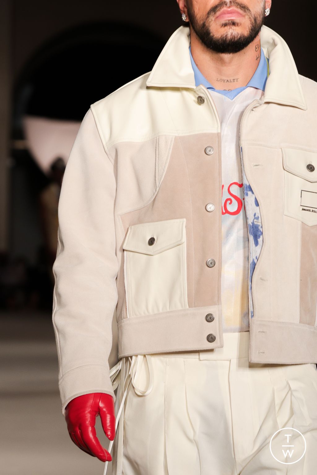 Fashion Week Paris Spring/Summer 2026 look 26 from the Kidsuper collection menswear accessories