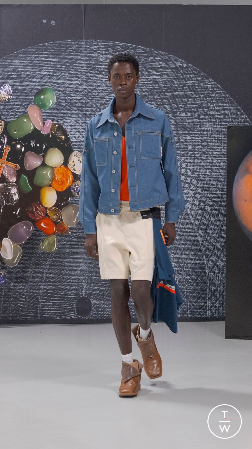 Fashion Week Paris Spring/Summer 2024 look 11 from the Bianca Saunders collection menswear