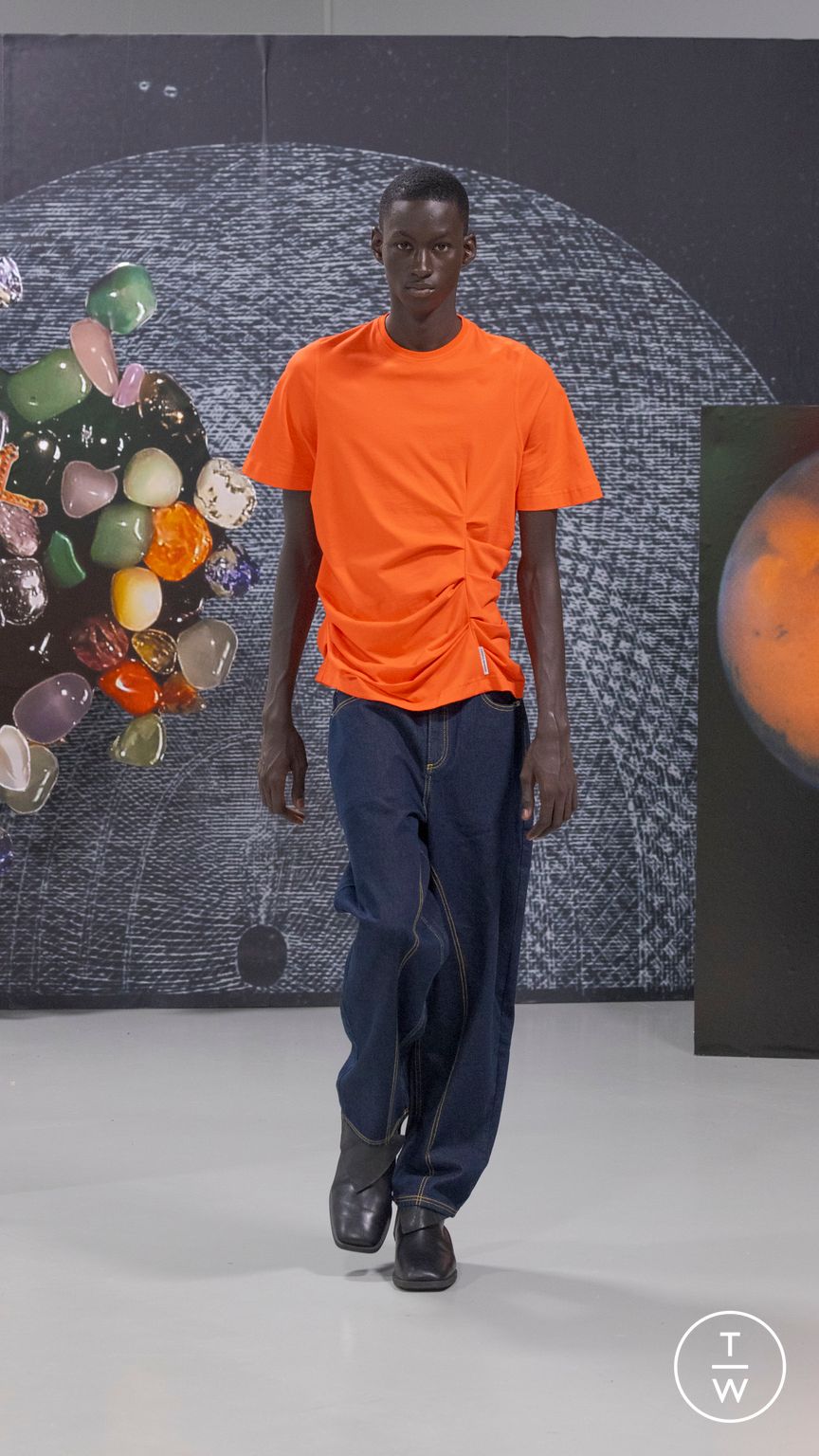 Fashion Week Paris Spring/Summer 2024 look 6 from the Bianca Saunders collection menswear