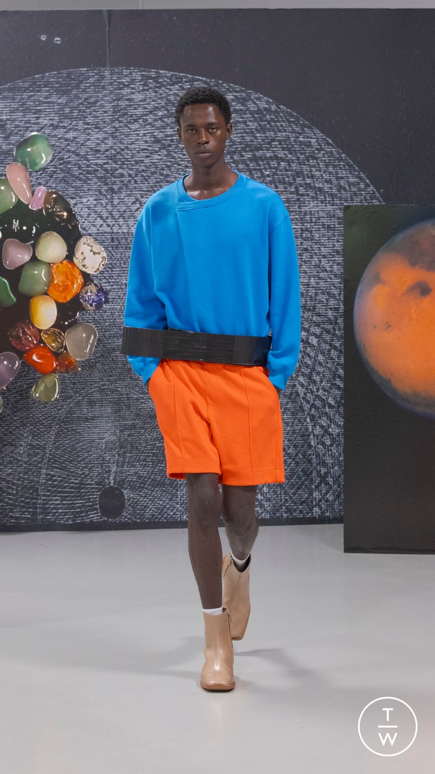 Fashion Week Paris Spring/Summer 2024 look 7 de la collection Bianca Saunders menswear