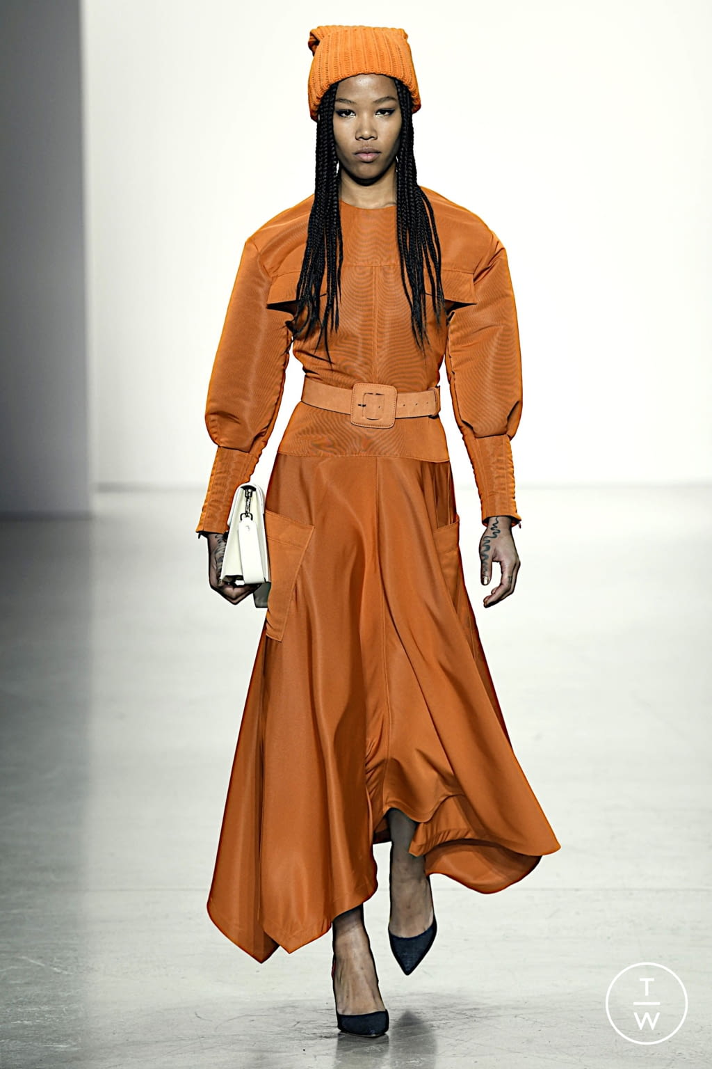 Fashion Week New York Fall/Winter 2022 look 5 from the Bibhu Mohapatra collection womenswear
