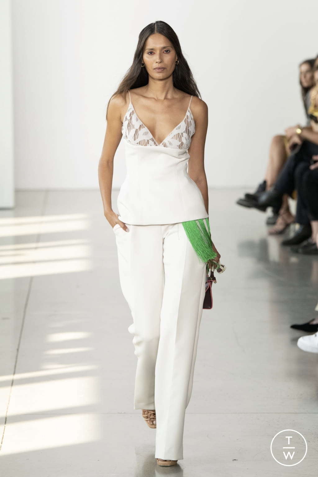 Fashion Week New York Spring/Summer 2022 look 8 from the Bibhu Mohapatra collection womenswear