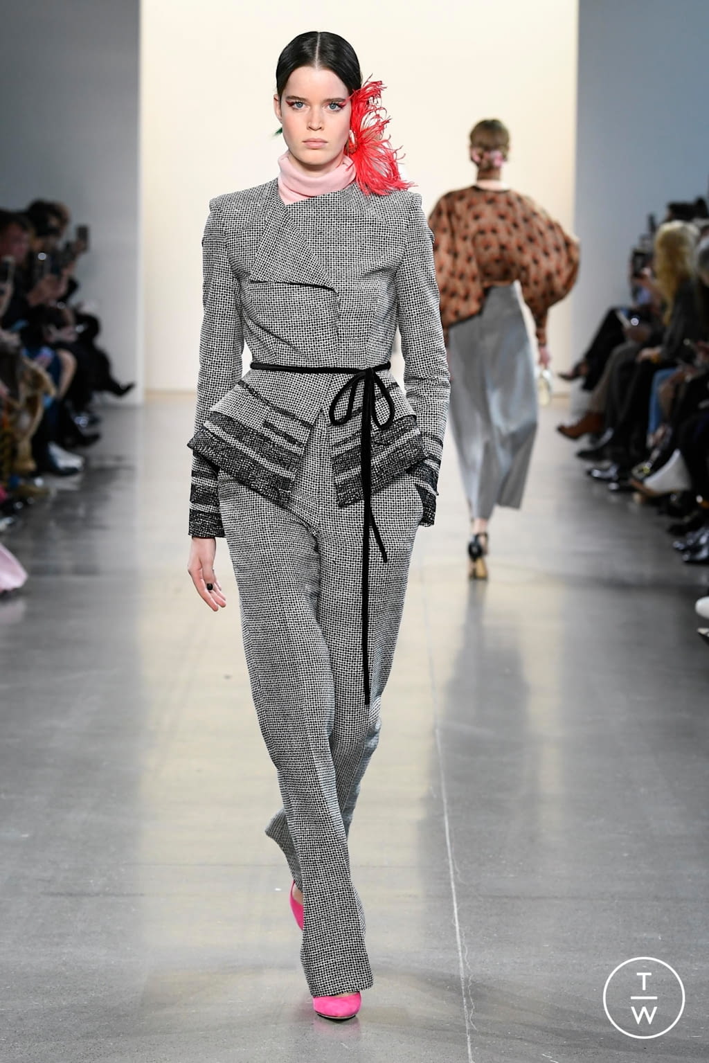 Fashion Week New York Fall/Winter 2020 look 6 from the Bibhu Mohapatra collection womenswear
