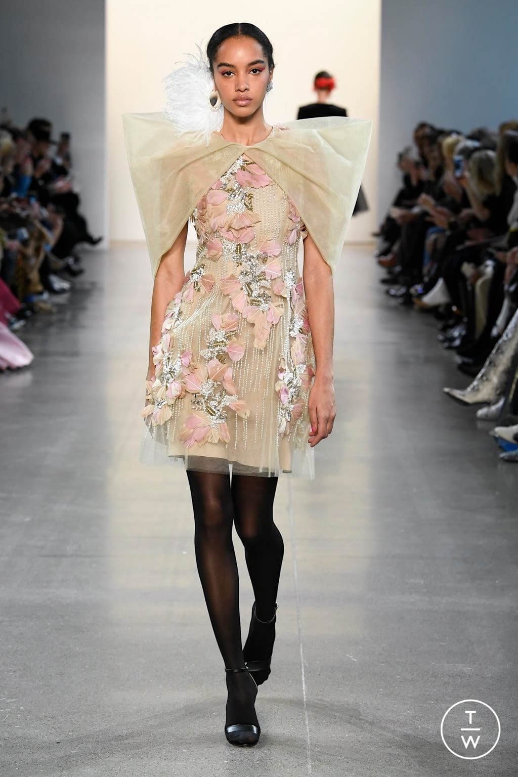 Fashion Week New York Fall/Winter 2020 look 16 from the Bibhu Mohapatra collection womenswear