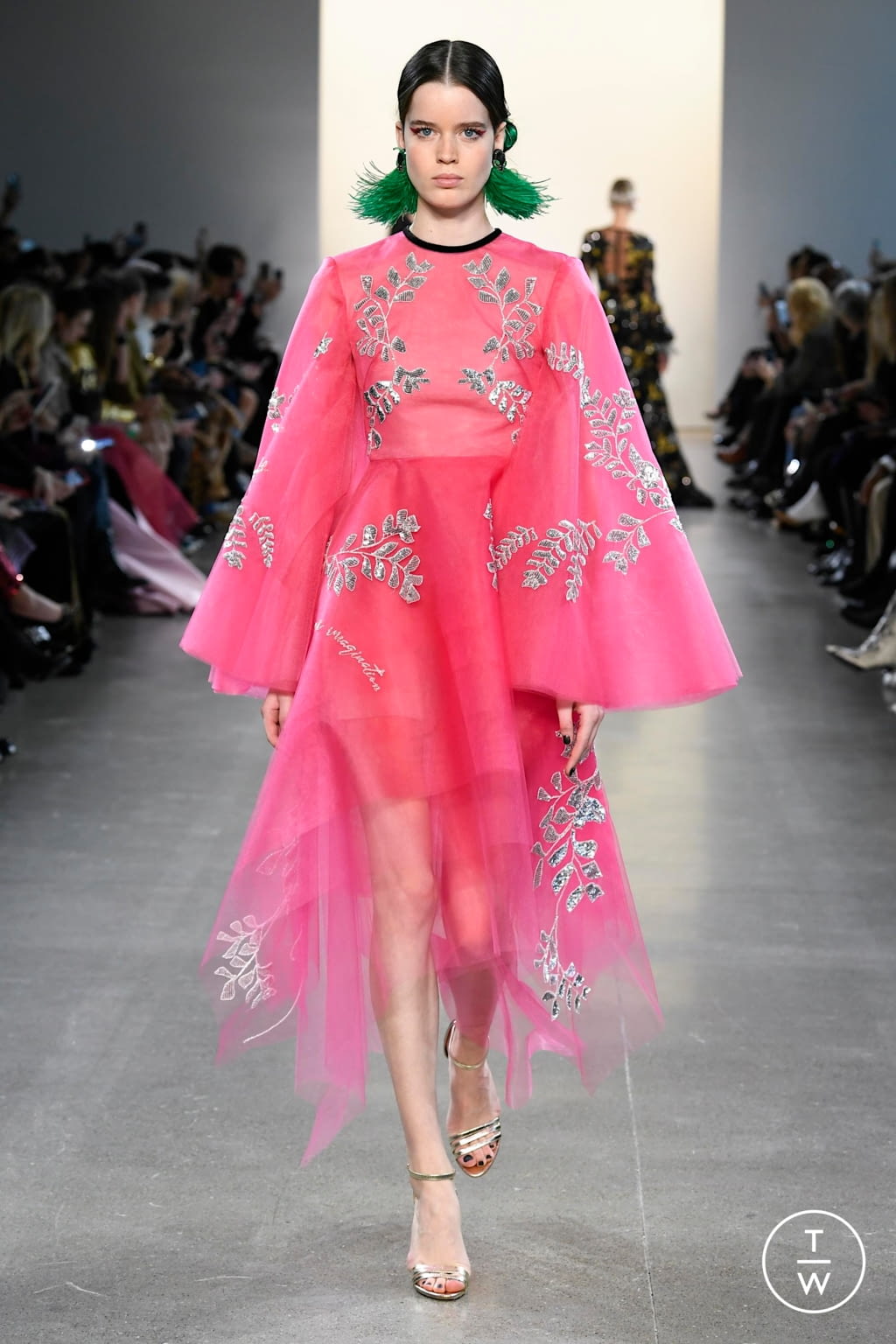 Fashion Week New York Fall/Winter 2020 look 22 from the Bibhu Mohapatra collection womenswear