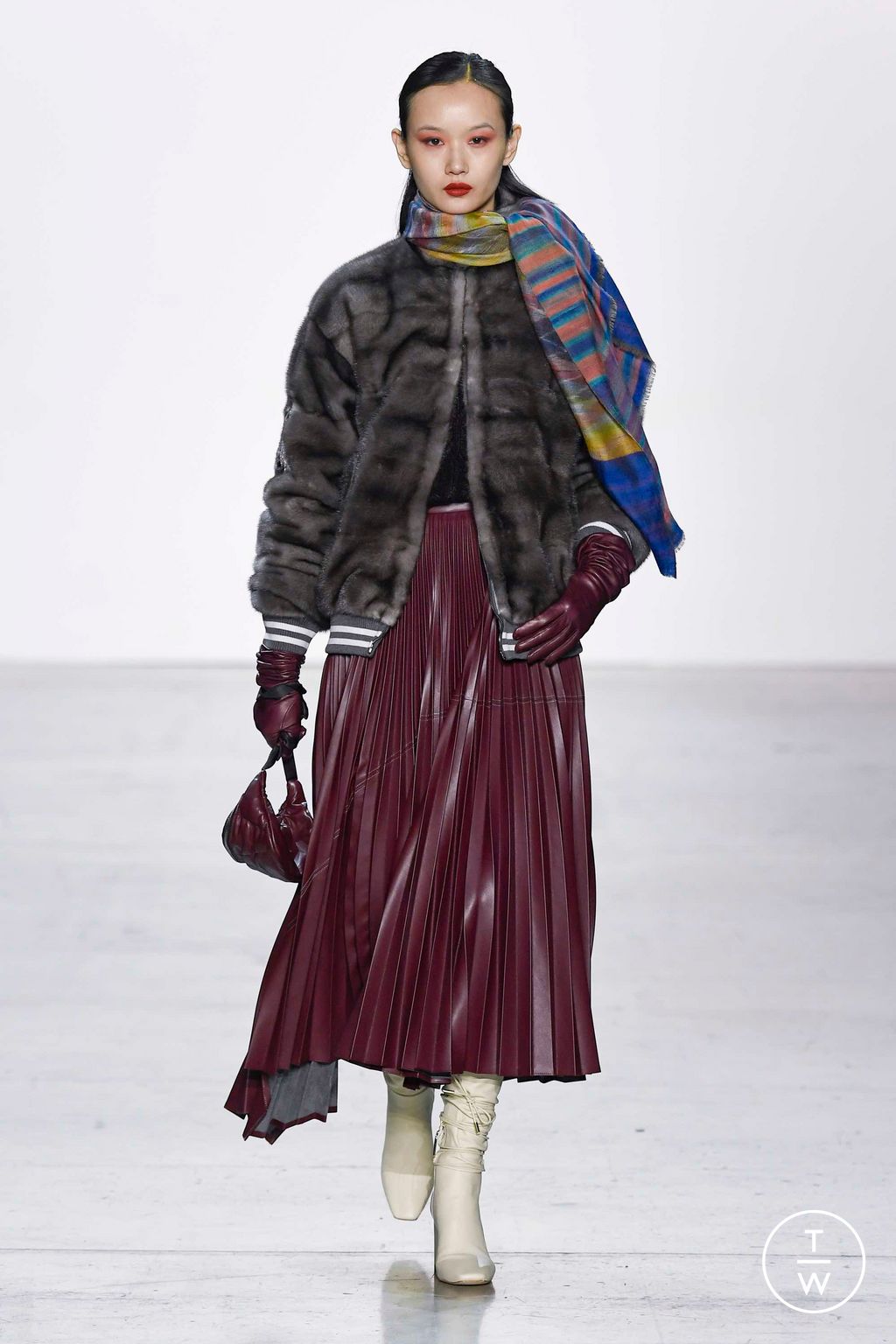 Fashion Week New York Fall/Winter 2023 look 7 de la collection Bibhu Mohapatra womenswear
