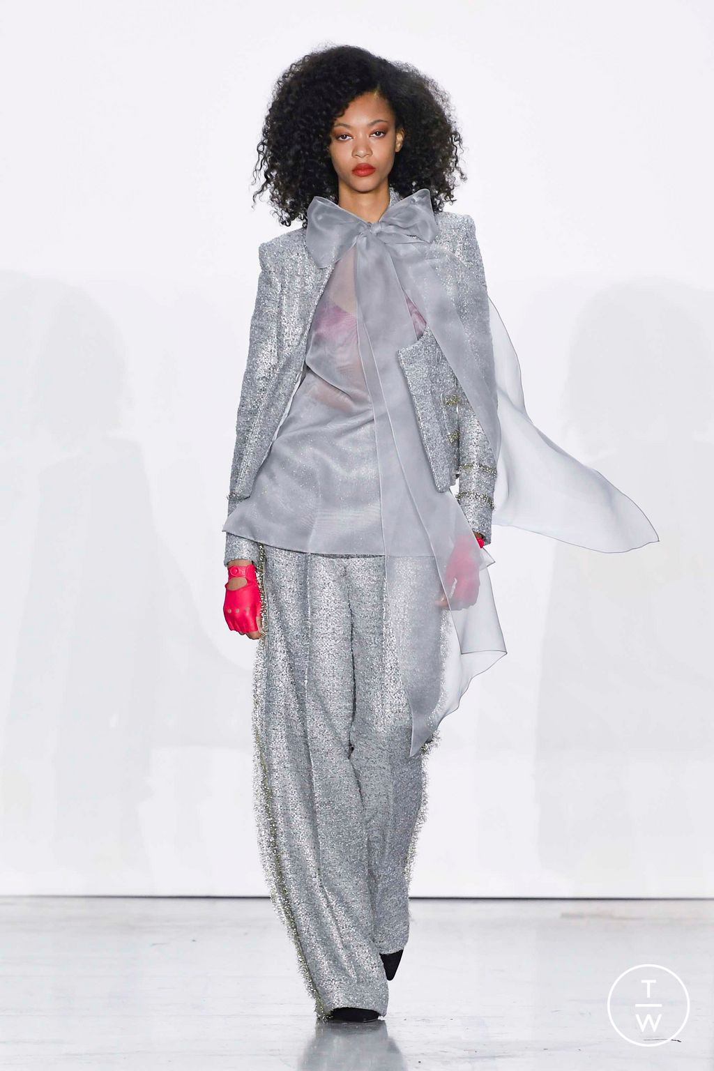 Fashion Week New York Fall/Winter 2023 look 12 de la collection Bibhu Mohapatra womenswear