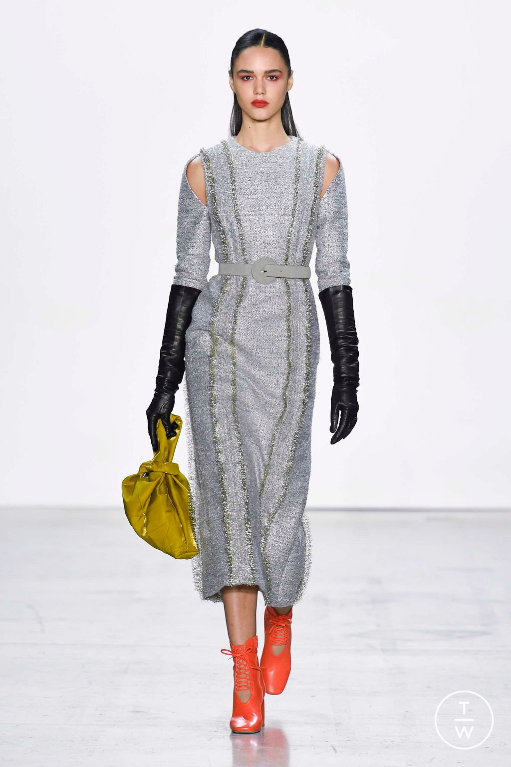 Fashion Week New York Fall/Winter 2023 look 15 de la collection Bibhu Mohapatra womenswear