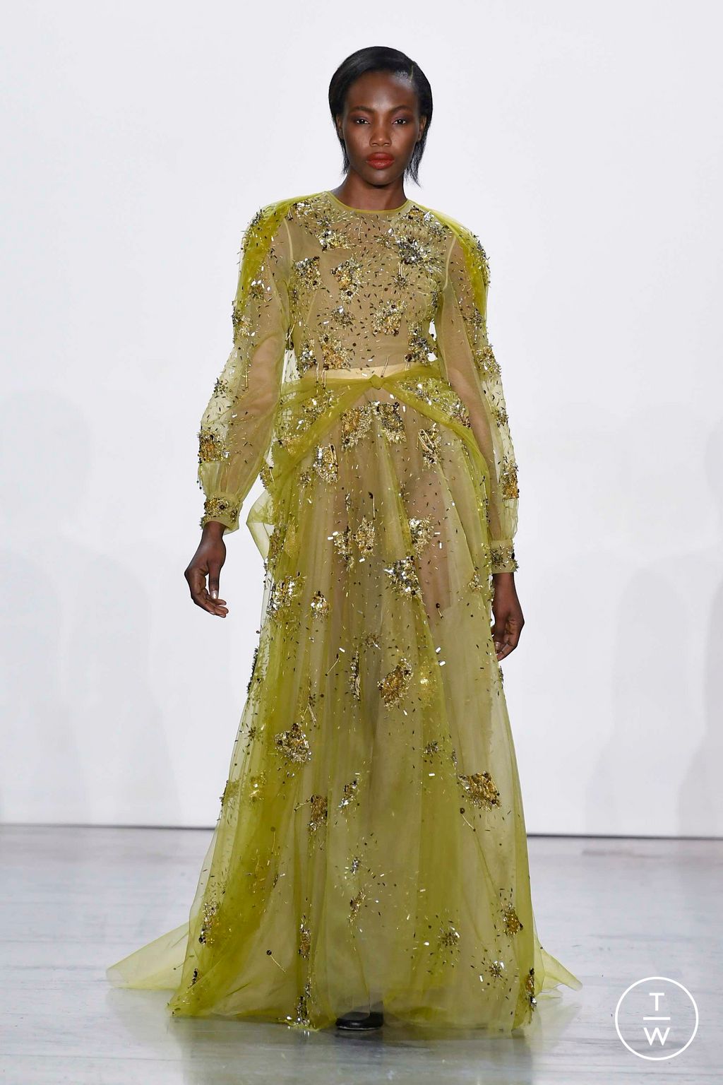 Fashion Week New York Fall/Winter 2023 look 32 de la collection Bibhu Mohapatra womenswear
