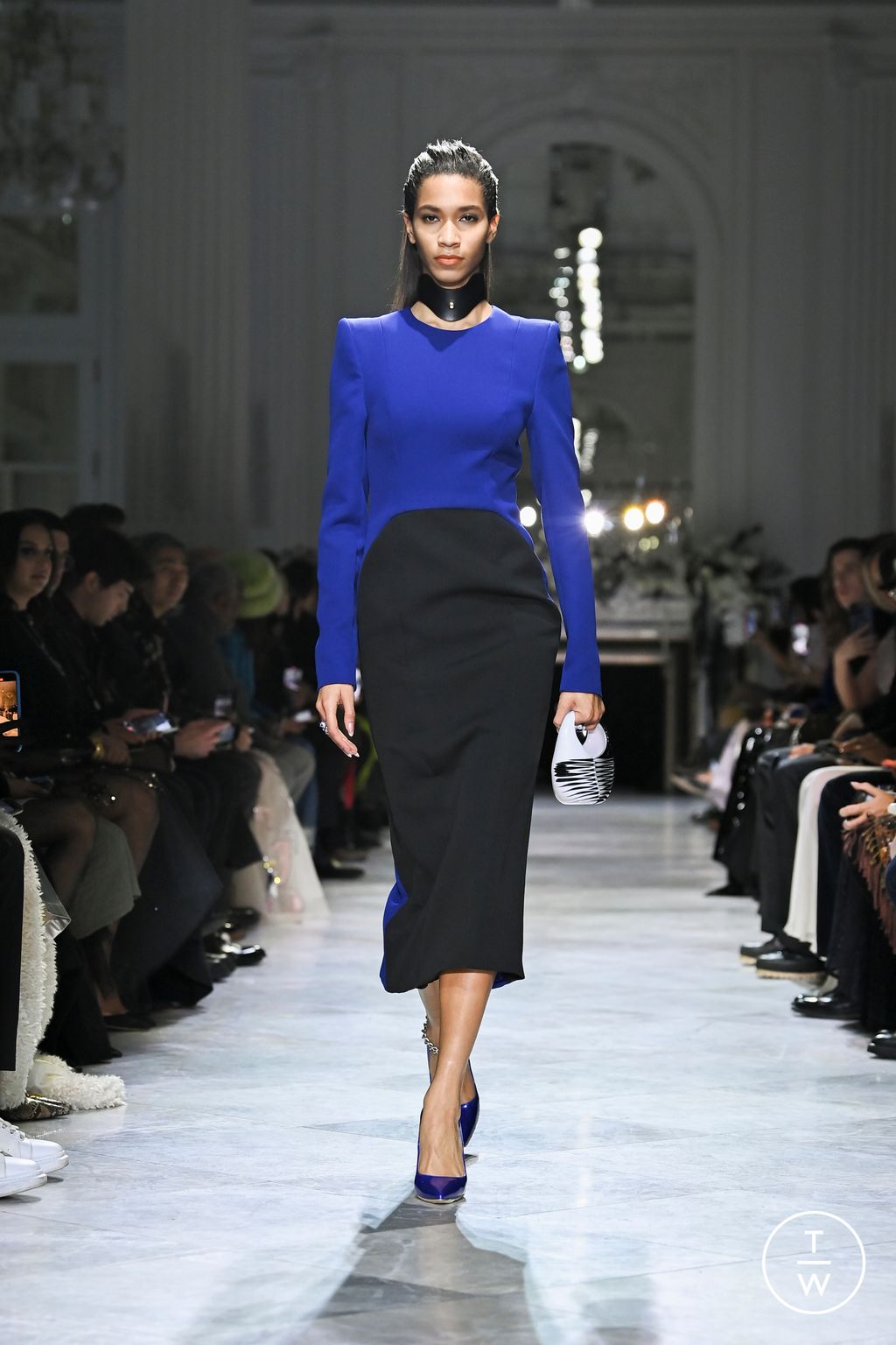Fashion Week New York Fall/Winter 2024 look 3 from the Bibhu Mohapatra collection womenswear