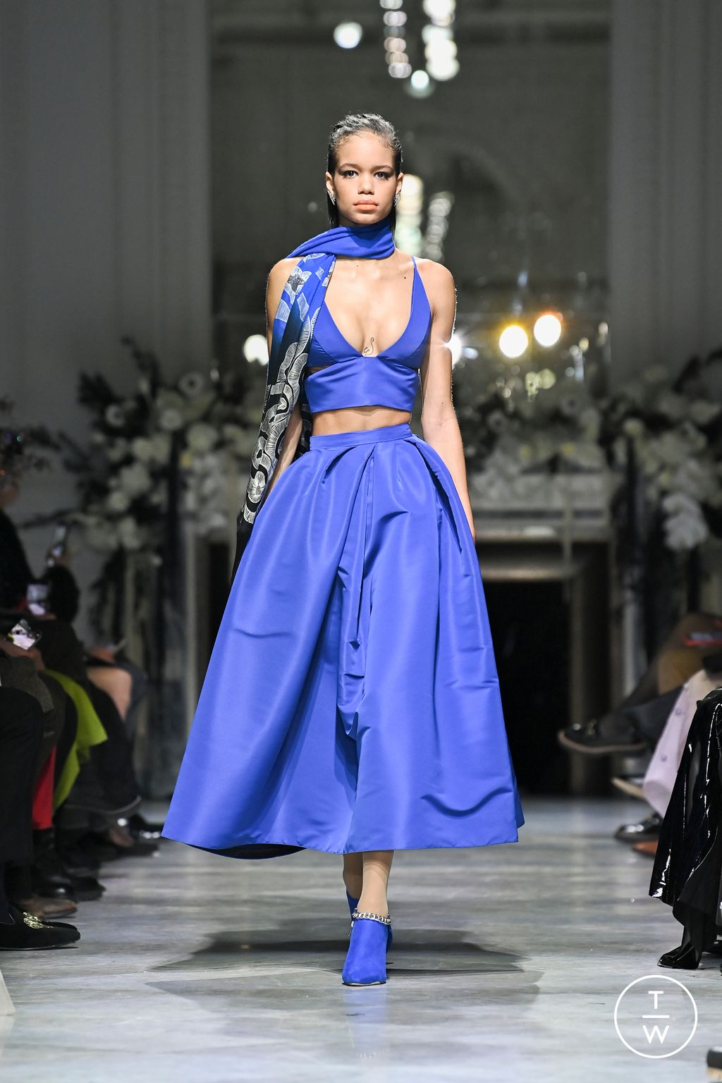 Fashion Week New York Fall/Winter 2024 look 18 de la collection Bibhu Mohapatra womenswear