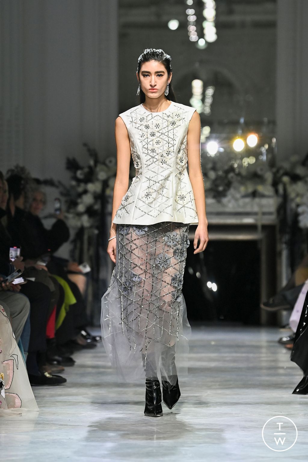Fashion Week New York Fall/Winter 2024 look 27 from the Bibhu Mohapatra collection 女装