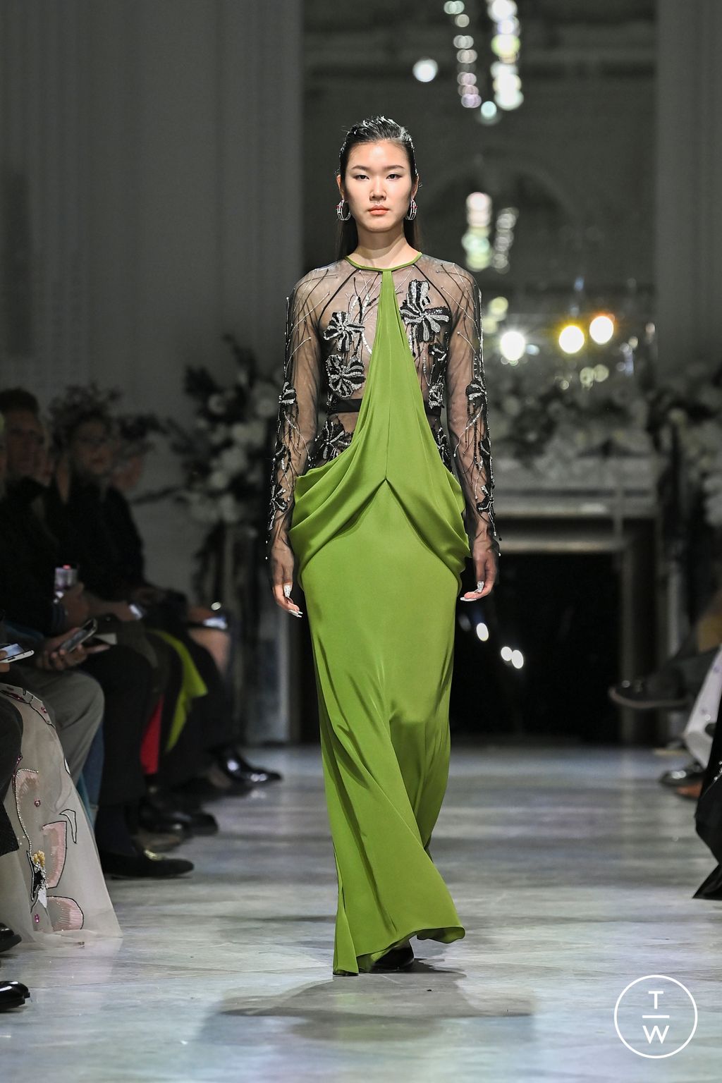 Fashion Week New York Fall/Winter 2024 look 33 from the Bibhu Mohapatra collection womenswear