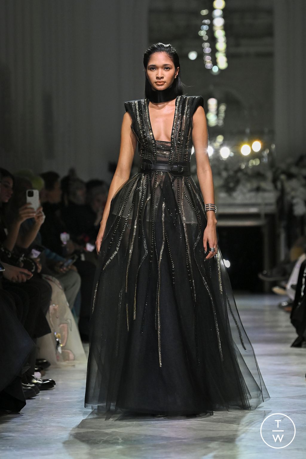 Fashion Week New York Fall/Winter 2024 look 35 from the Bibhu Mohapatra collection womenswear