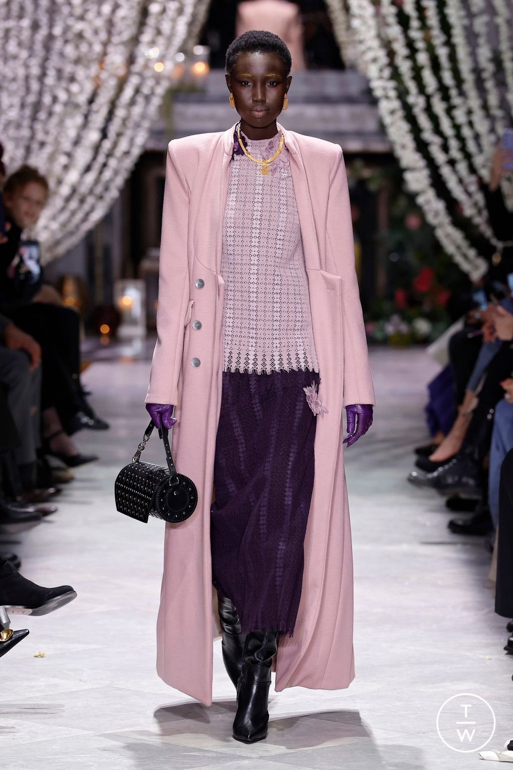 Fashion Week New York Fall/Winter 2025 look 3 from the Bibhu Mohapatra collection womenswear