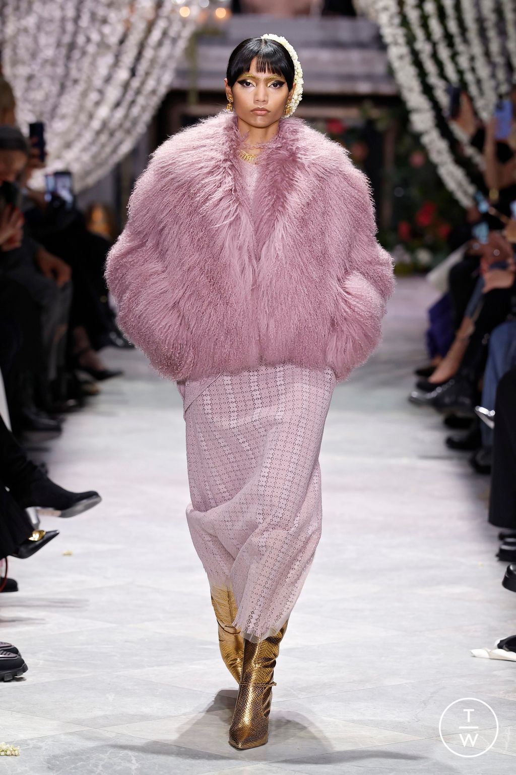 Fashion Week New York Fall/Winter 2025 look 5 from the Bibhu Mohapatra collection womenswear