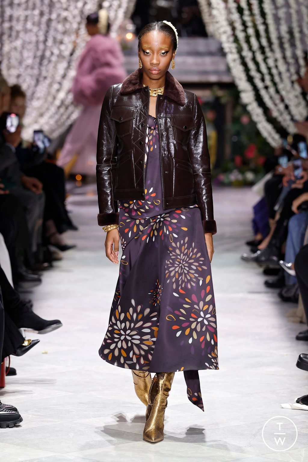 Fashion Week New York Fall/Winter 2025 look 7 from the Bibhu Mohapatra collection womenswear