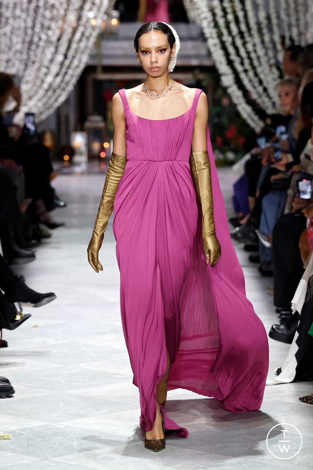 Fashion Week New York Fall/Winter 2025 look 24 from the Bibhu Mohapatra collection womenswear