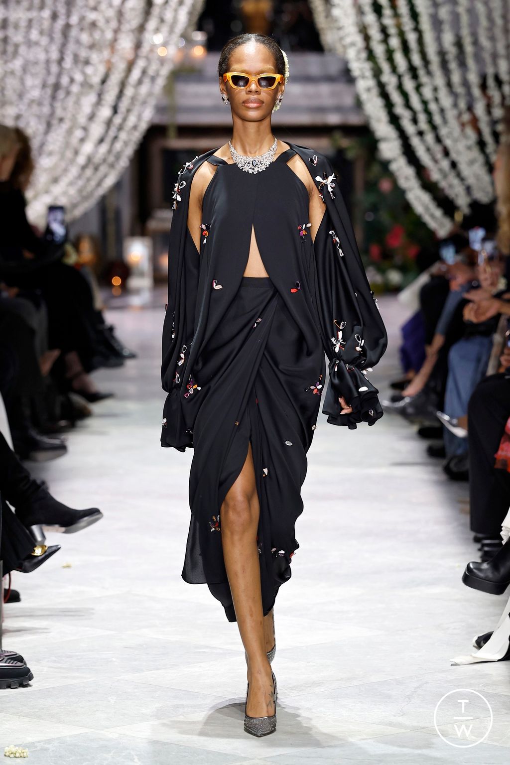 Fashion Week New York Fall/Winter 2025 look 25 from the Bibhu Mohapatra collection womenswear