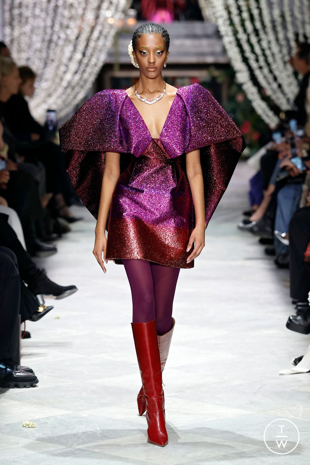 Fashion Week New York Fall/Winter 2025 look 26 from the Bibhu Mohapatra collection womenswear