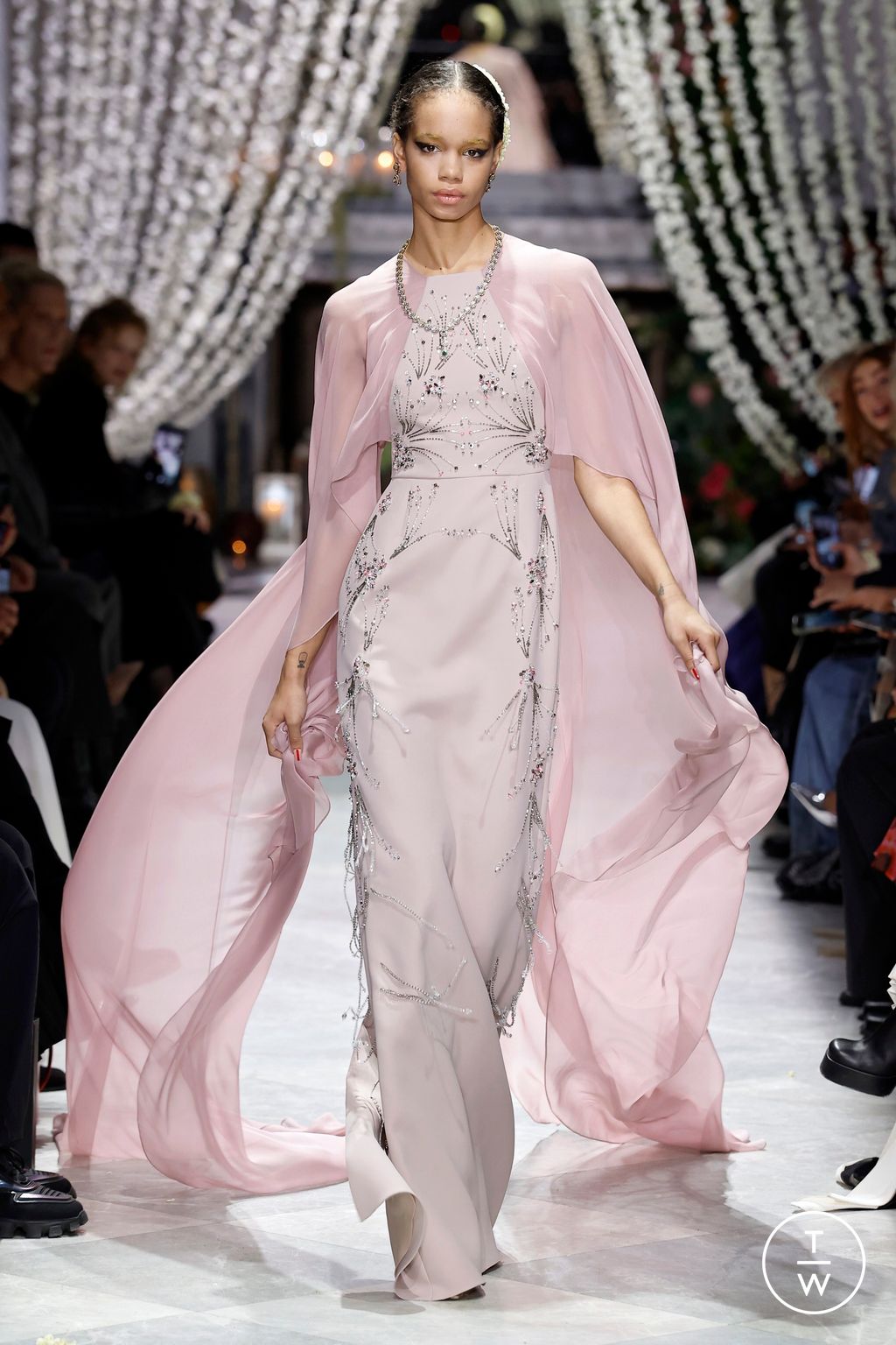 Fashion Week New York Fall/Winter 2025 look 34 from the Bibhu Mohapatra collection womenswear