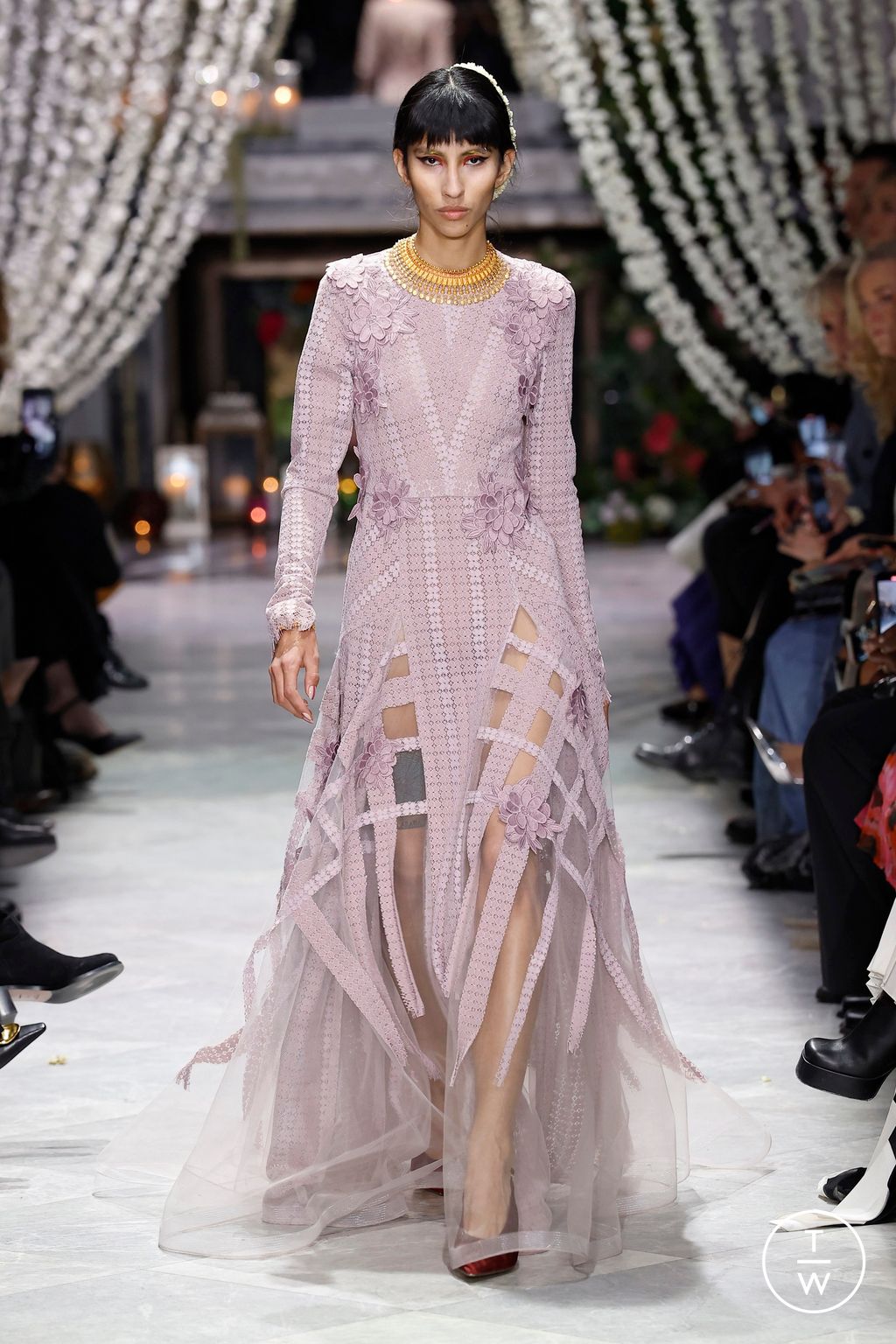 Fashion Week New York Fall/Winter 2025 look 38 from the Bibhu Mohapatra collection womenswear