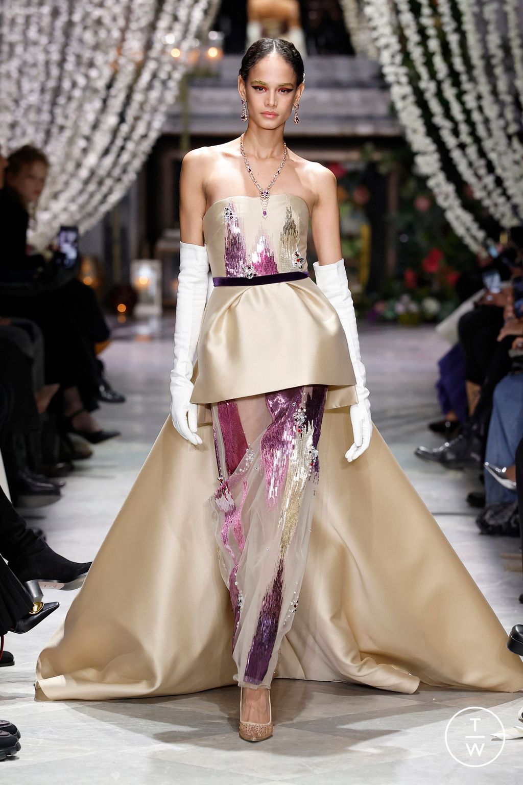 Fashion Week New York Fall/Winter 2025 look 41 from the Bibhu Mohapatra collection womenswear