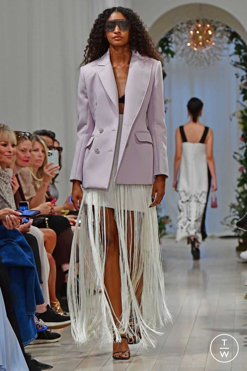 Fashion Week New York Spring/Summer 2024 look 10 from the Bibhu Mohapatra collection womenswear