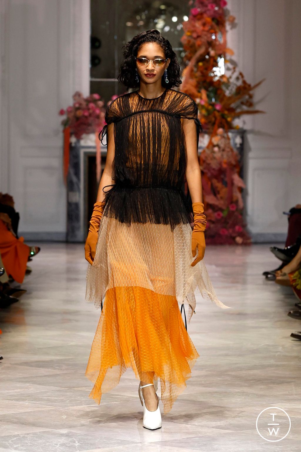 Fashion Week New York Spring-Summer 2025 look 11 from the Bibhu Mohapatra collection womenswear