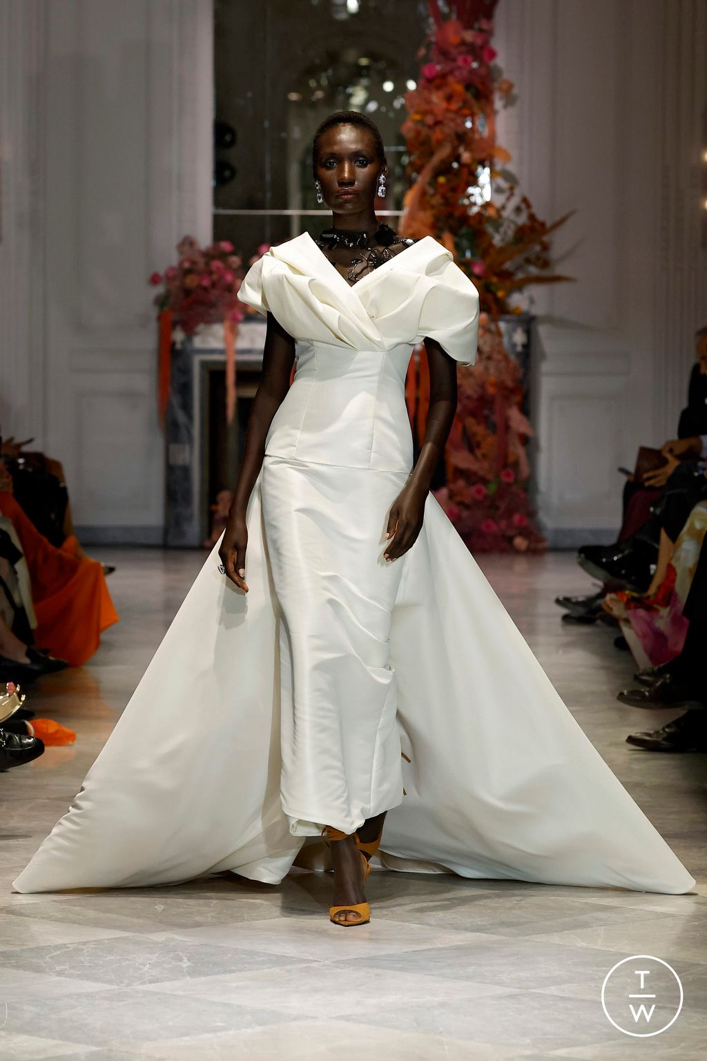 Fashion Week New York Spring-Summer 2025 look 45 from the Bibhu Mohapatra collection womenswear