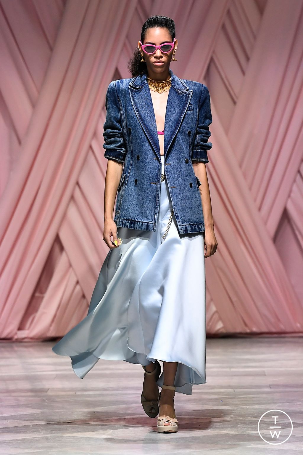 Fashion Week New York Spring/Summer 2026 look 6 from the Bibhu Mohapatra collection womenswear