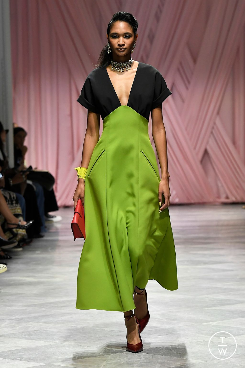 Fashion Week New York Spring/Summer 2026 look 12 from the Bibhu Mohapatra collection womenswear
