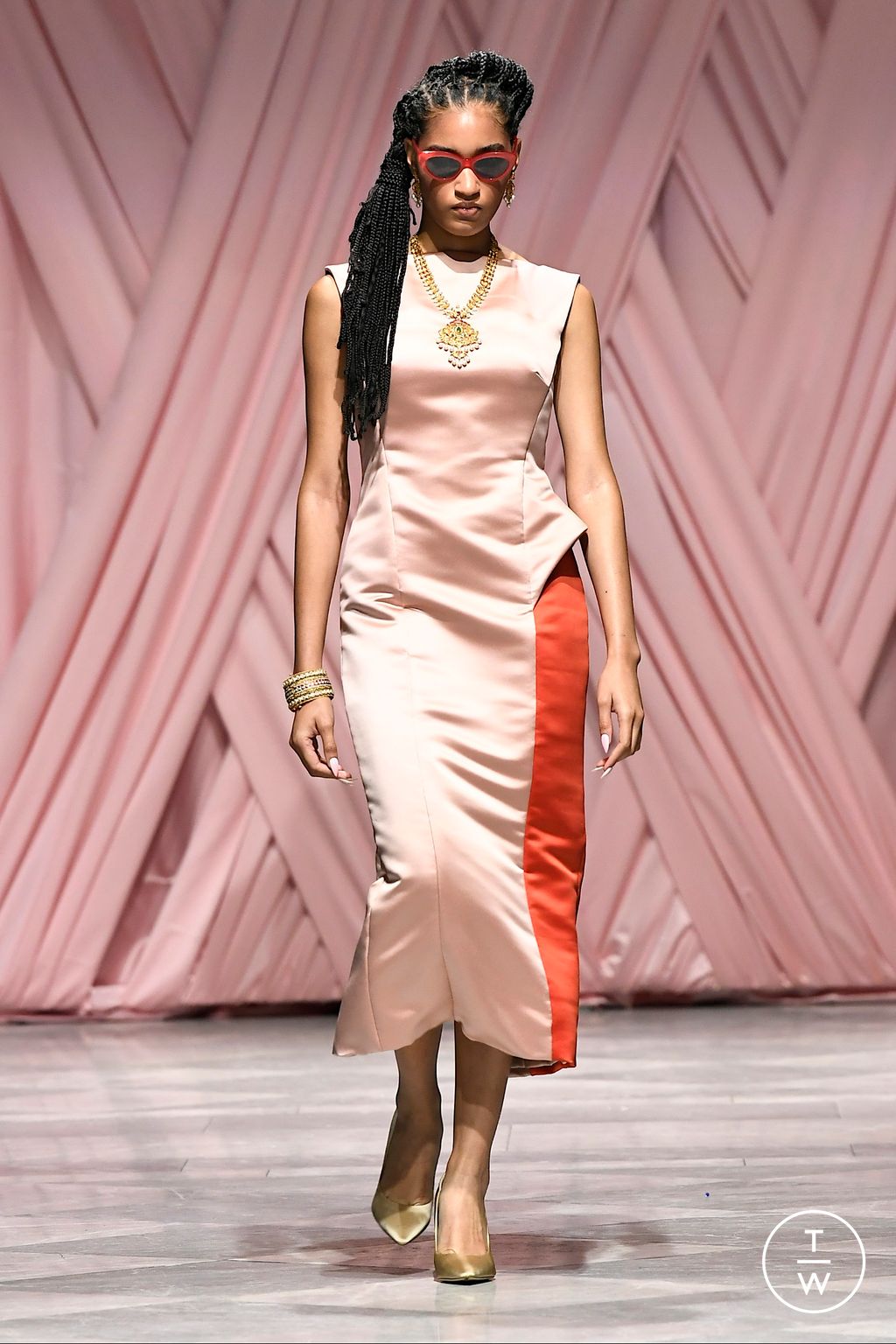Fashion Week New York Spring/Summer 2026 look 17 from the Bibhu Mohapatra collection womenswear