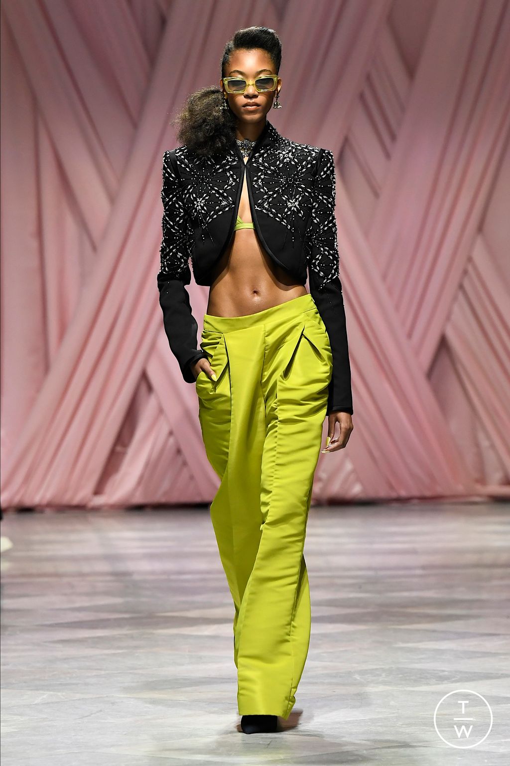 Fashion Week New York Spring/Summer 2026 look 18 from the Bibhu Mohapatra collection womenswear