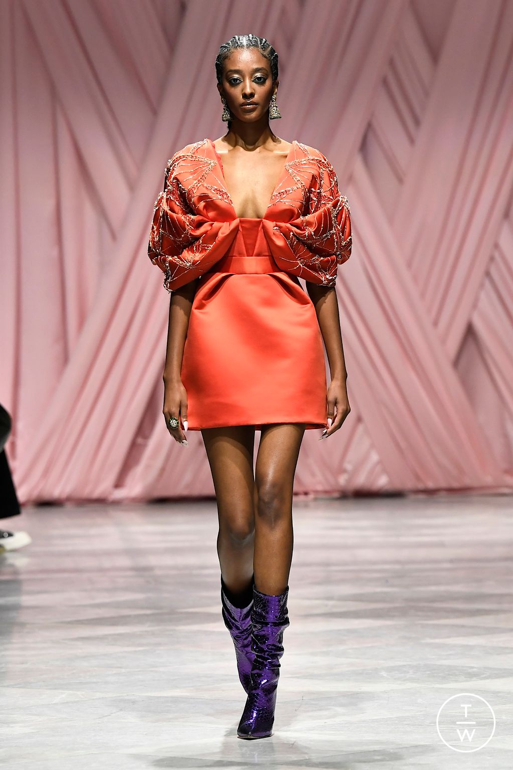 Fashion Week New York Spring/Summer 2026 look 21 from the Bibhu Mohapatra collection womenswear