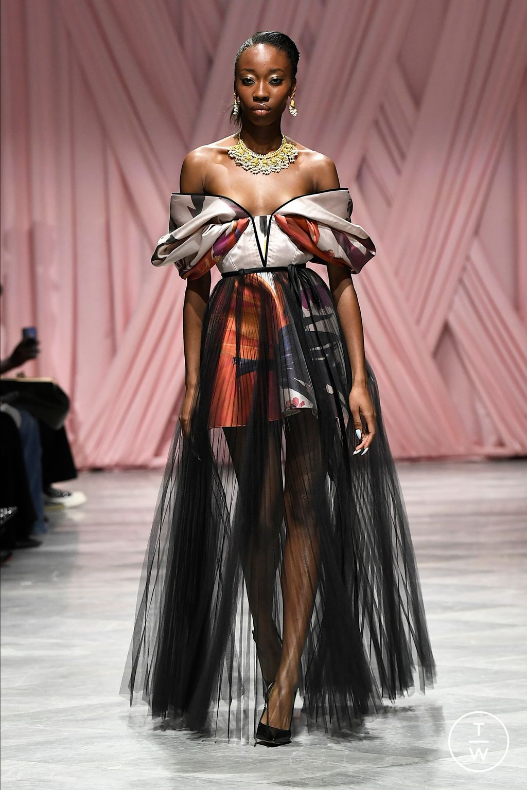 Fashion Week New York Spring/Summer 2026 look 28 from the Bibhu Mohapatra collection womenswear