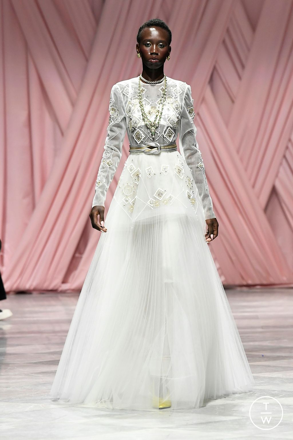 Fashion Week New York Spring/Summer 2026 look 37 from the Bibhu Mohapatra collection womenswear