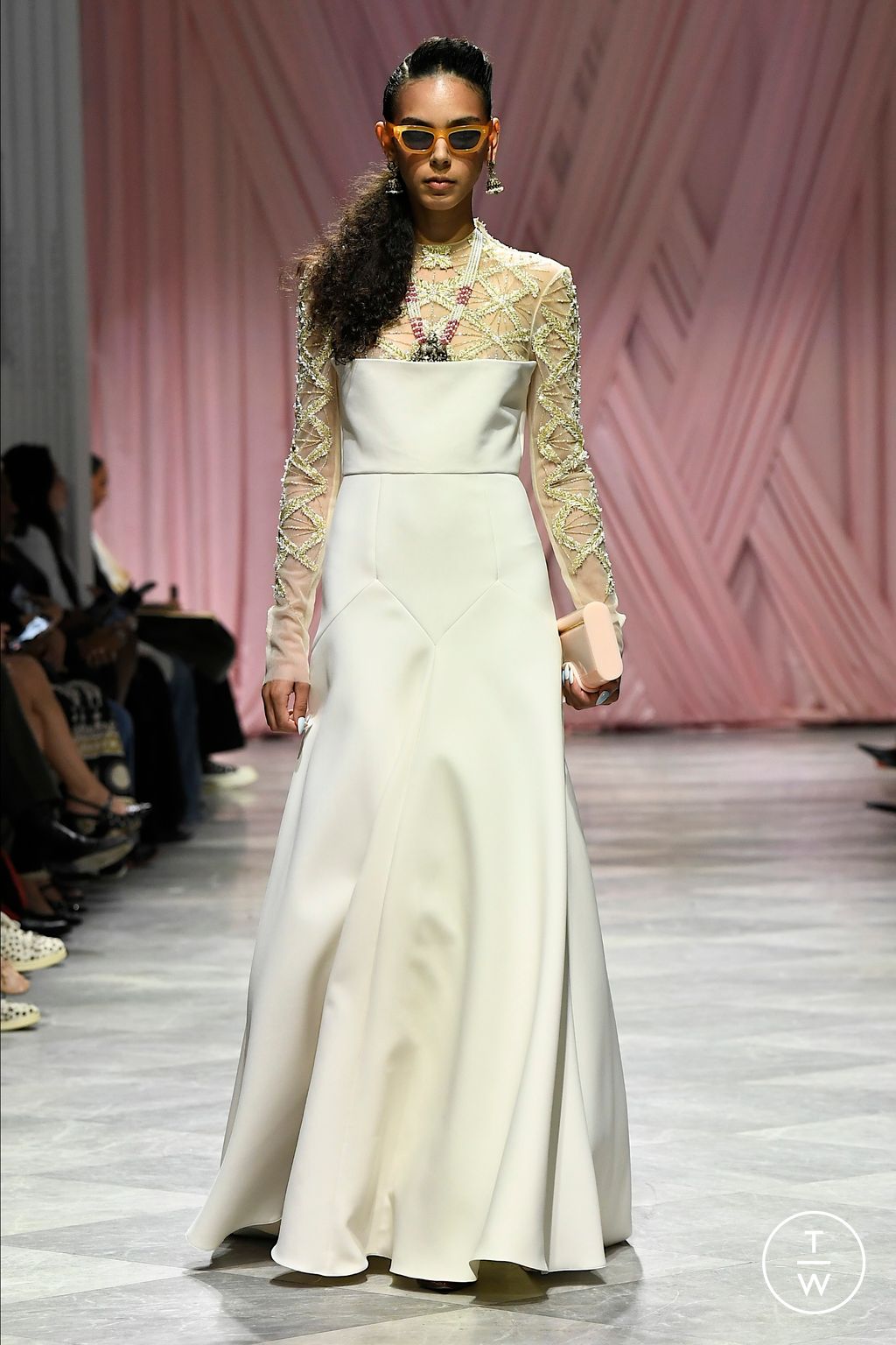 Fashion Week New York Spring/Summer 2026 look 40 from the Bibhu Mohapatra collection womenswear