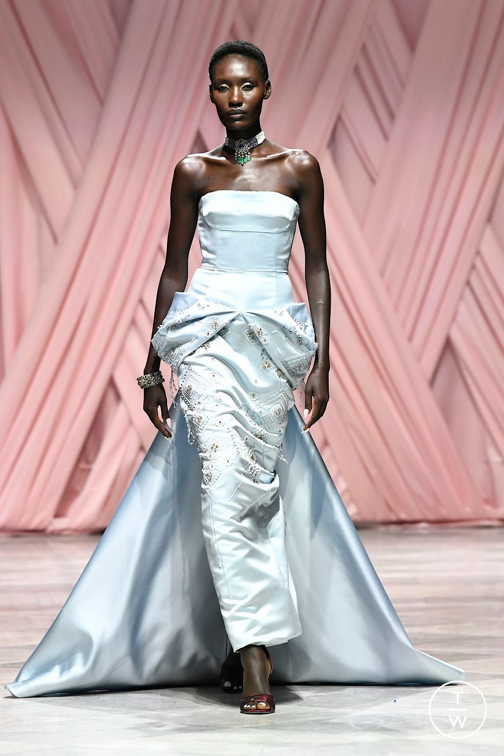 Fashion Week New York Spring/Summer 2026 look 41 from the Bibhu Mohapatra collection womenswear